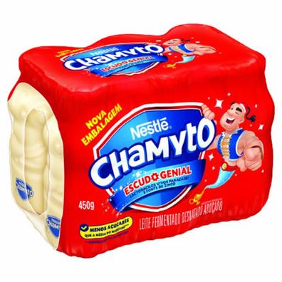 Oferta de Leite Fermentado Chamyto Nestlé 450g Tradicional com 6 Unidades por R$4,99 em Public Supermercados