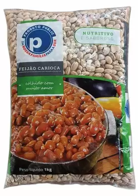 Oferta de Feijão Carioca Public 1Kg por R$4,99 em Public Supermercados