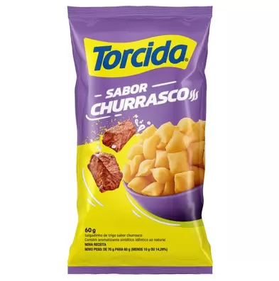 Oferta de Salgadinho Lucky Torcida 60g Churrasco por R$2,49 em Public Supermercados