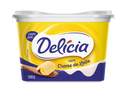 Oferta de Margarina Delícia com Sal 500g por R$5,99 em Public Supermercados