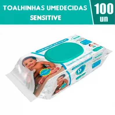 Oferta de Toalhinha Umedecida Public Baby Sensitive com 100Unidades por R$9,99 em Public Supermercados