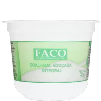 Oferta de COALHADA INTEGRAL FACO 140G por R$2,29 em RECIBOM