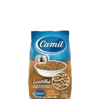 Oferta de LENTILHA CAMIL 500G por R$12,59 em RECIBOM