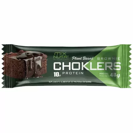 Oferta de BARRA PROT CHOKLERS VEGANO 40G por R$7,89 em RECIBOM