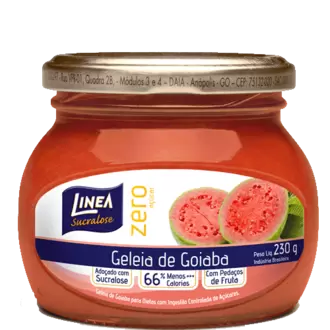 Oferta de GELEIA GOIABA DIET LÍNEA 230G por R$19,99 em RECIBOM