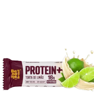 Oferta de BARRA PROTEIN+ 50G TORTA LIMAO por R$9,09 em RECIBOM