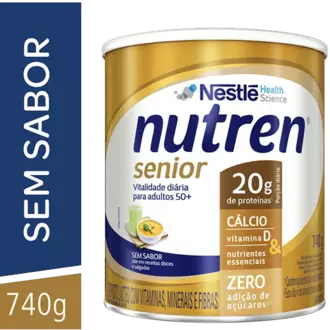 Oferta de SUPLEMENTO NUTREN NESTLE SENIOR 740G por R$163,99 em RECIBOM