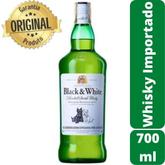 Oferta de Whisky Escocés Black & White 700ml por R$40,99 em Rede Compras