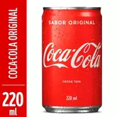 Oferta de Refrigerante Coca Cola Lata 220ml por R$2,38 em Rede Compras