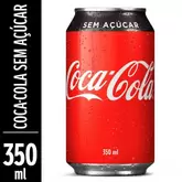 Oferta de Refrigerante Coca Cola Zero Açucar Lata 350ml por R$3,32 em Rede Compras