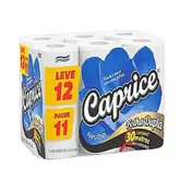 Oferta de Papel Higiênico Neutro Caprice Folha Dupla 30m Leve 12 Pague 11 Unidades por R$14,55 em Rede Compras