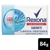 Oferta de Sabonete Em Barra Rexona Antibacterial Limpeza Profunda 84g por R$3,32 em Rede Compras