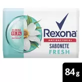 Oferta de Sabonete Em Barra Rexona Antibacterial Bamboo E Aloe Vera 84g por R$3,32 em Rede Compras