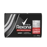 Oferta de Sabonete Rexona Men Limpeza Profunda 84g por R$3,32 em Rede Compras