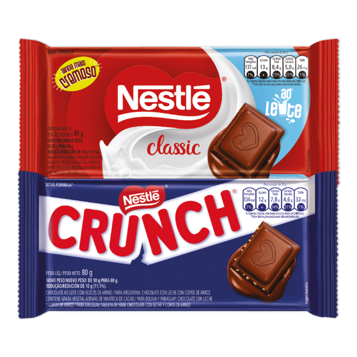 Oferta de Barra de Chocolate Nestlé Sabores • 80g por R$4,99 em Rede Supermarket