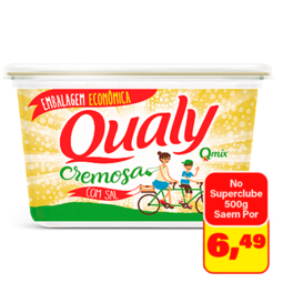Oferta de Margarina Qualy Tradicional • 1 KG por R$12,98 em Rede Supermarket