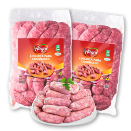 Oferta de Linguiça Suína para Churrasco Alegra a Granel • Kg por R$13,97 em Rede Supermarket