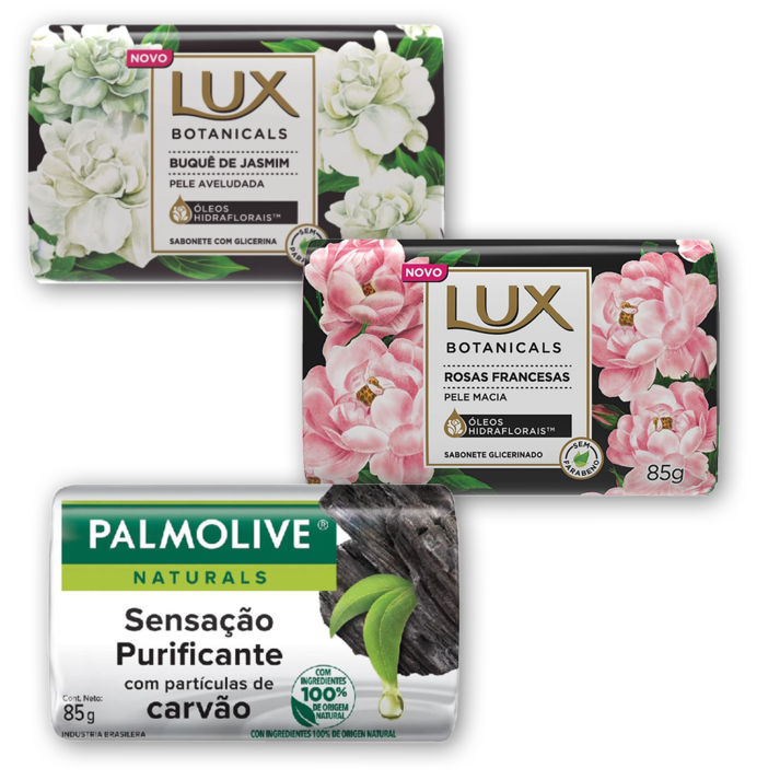 Oferta de Sabonete Lux ou Palmolive Naturals Fragrâncias • 85g por R$1,69 em Rede Supermarket
