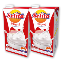 Oferta de Leite Longa Vida Integral Selita UHT • 1L por R$3,99 em Rede Supermarket