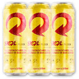 Oferta de Cerveja Pilsen Skol • Latão 550ml por R$3,69 em Rede Supermarket