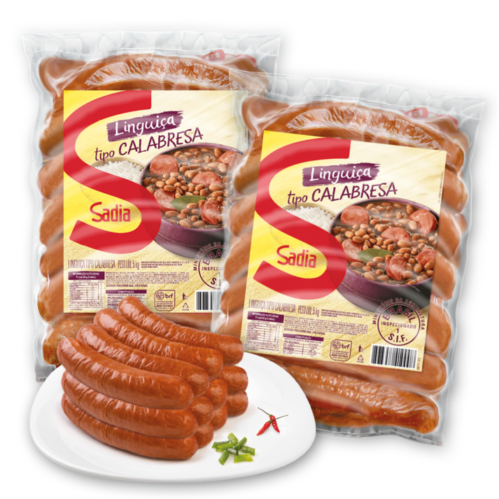 Oferta de Linguiça Tipo Calabresa Sadia a Granel kg por R$17,98 em Rede Supermarket