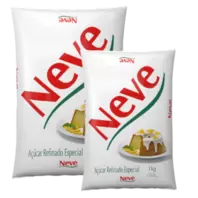 Oferta de Açúcar Refinado Neve 1kg por R$3,47 em Rede Supermarket