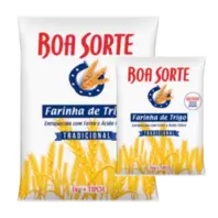 Oferta de Farinha de Trigo Boa Sorte Tipo 1 – 1kg por R$3,89 em Rede Supermarket