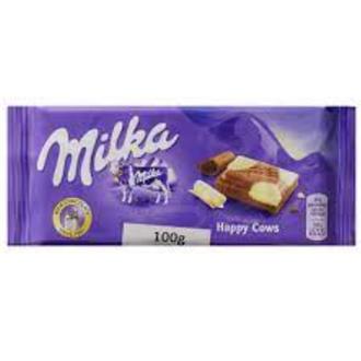 Oferta de Chocolate Barra Milka Happy Cows 100G por R$10,9 em Rede Top