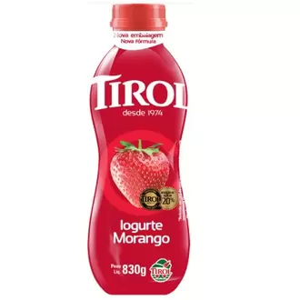 Oferta de Iogurte Tirol Sabor Morango 830g por R$8,98 em Rede Top