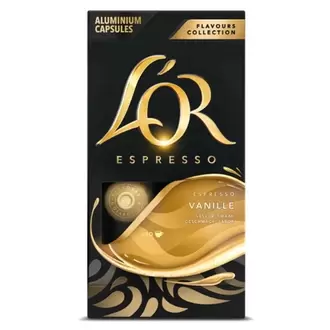 Oferta de Cápsulas de Café Sabor Baunilha Lór Espresso 10un por R$21,9 em Rede Top