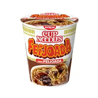 Oferta de Macarrão Instântaneo Sabor Feijoada Cup Noodles 67g por R$3,98 em Rede Top