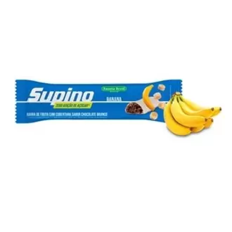 Oferta de Barra Supino Banana com Chocolate Branco - Zero por R$1,99 em Rede Top