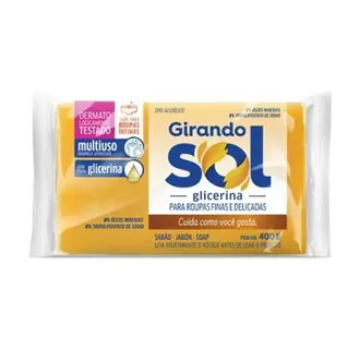 Oferta de Sabão em Barra Multiuso com Glicerina Girando Sol 400g por R$7,99 em Rede Top