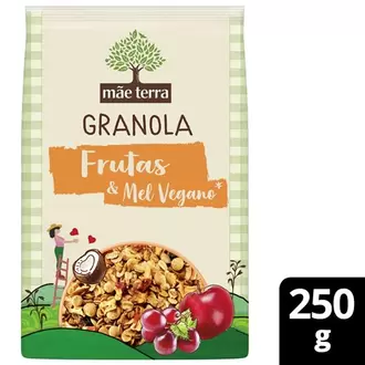 Oferta de Granola Frutas e Mel Mãe Terra 250G por R$11,9 em Rede Top