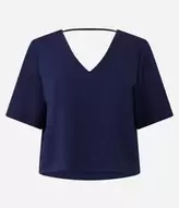 Oferta de Blusa em Crepe com Decote V por R$119,9 em Renner