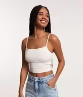 Oferta de Blusa Cropped de Alcinha em Poliamida por R$39,9 em Renner