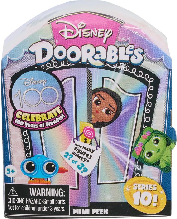 Oferta de Doorables Disney - Mini Pack com 2 ou 3 Bonecos Colecionáveis Surpresa - Série 10 - Sunny por R$79,99 em Ri Happy