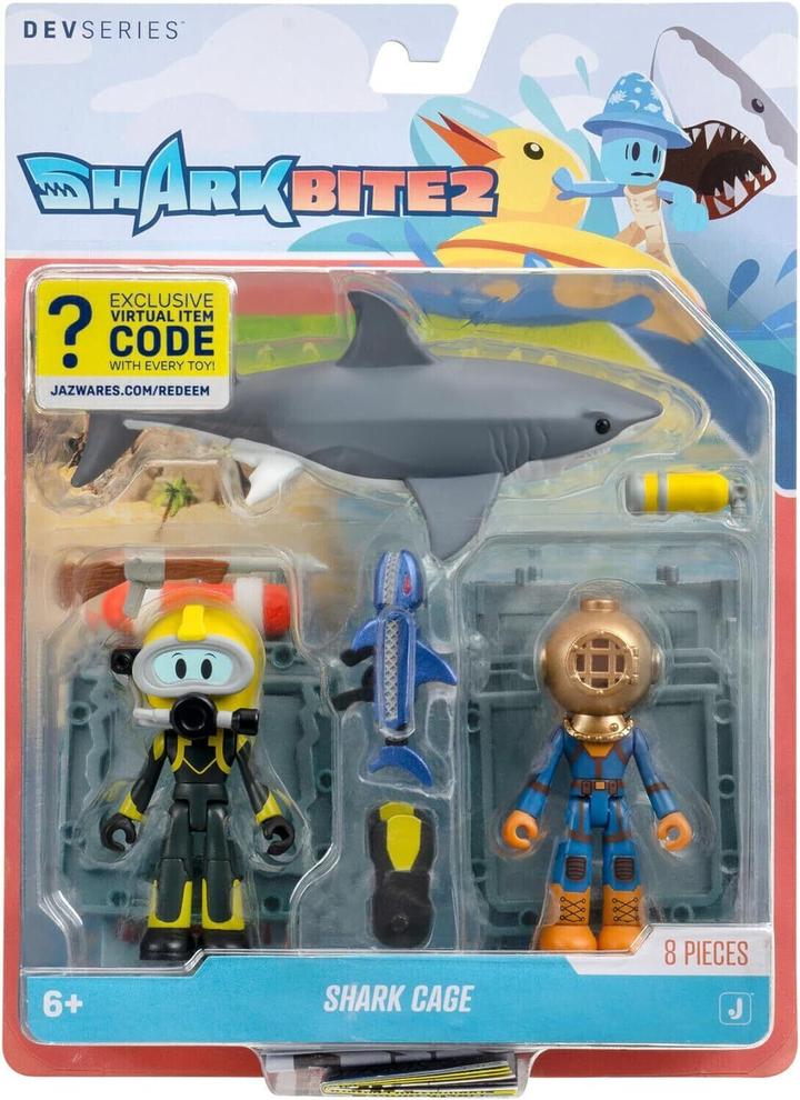 Oferta de Devseries - Figuras Game Pack - Jaula de Tubarões - Sunny por R$169,99 em Ri Happy