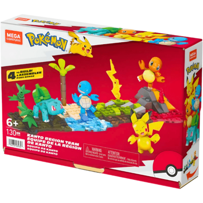 Oferta de Mega Construx Pokémon Kanto Team HFG05 Mattel por R$290,8 em Ri Happy
