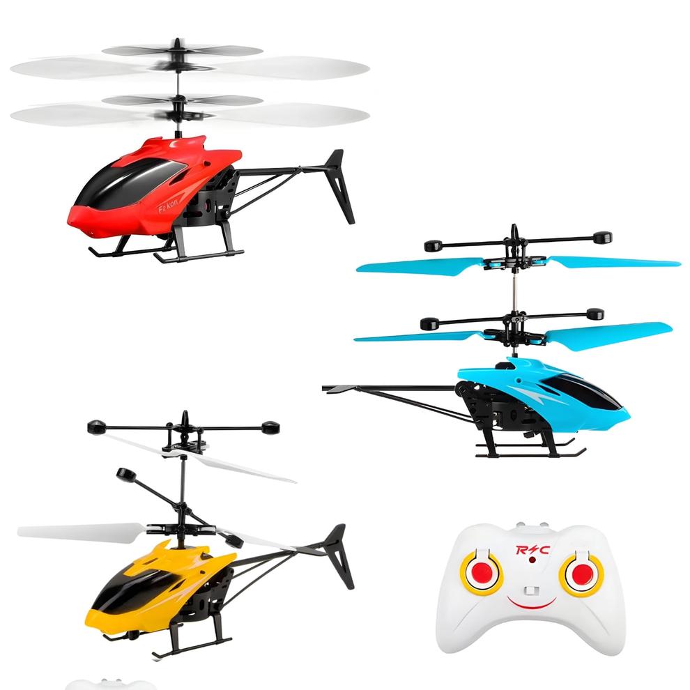 Oferta de Helicóptero de Controle Remoto c/ Sensor - Cores Sortidas - Futuro por R$39,99 em Ri Happy