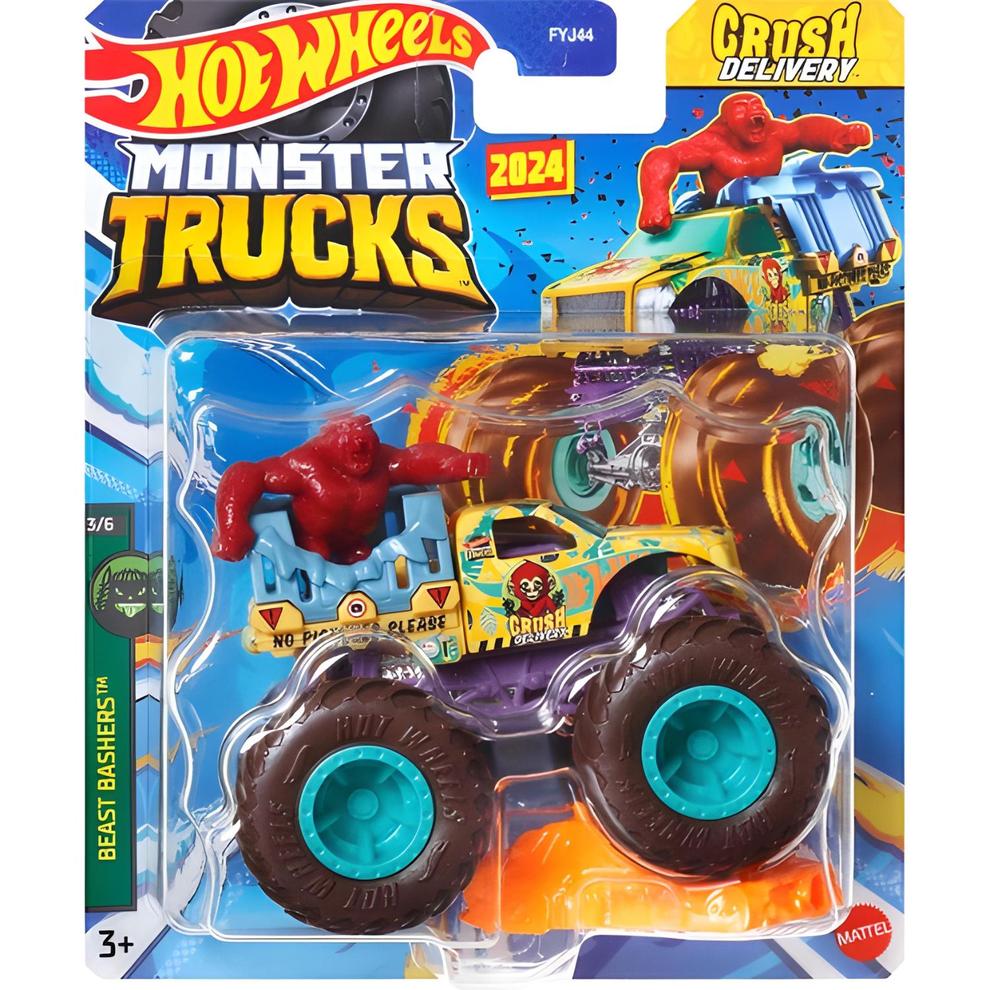 Oferta de Carrinho Hot Wheels Monster Trucks Crush Delivery 1:64 - Mattel por R$92,08 em Ri Happy
