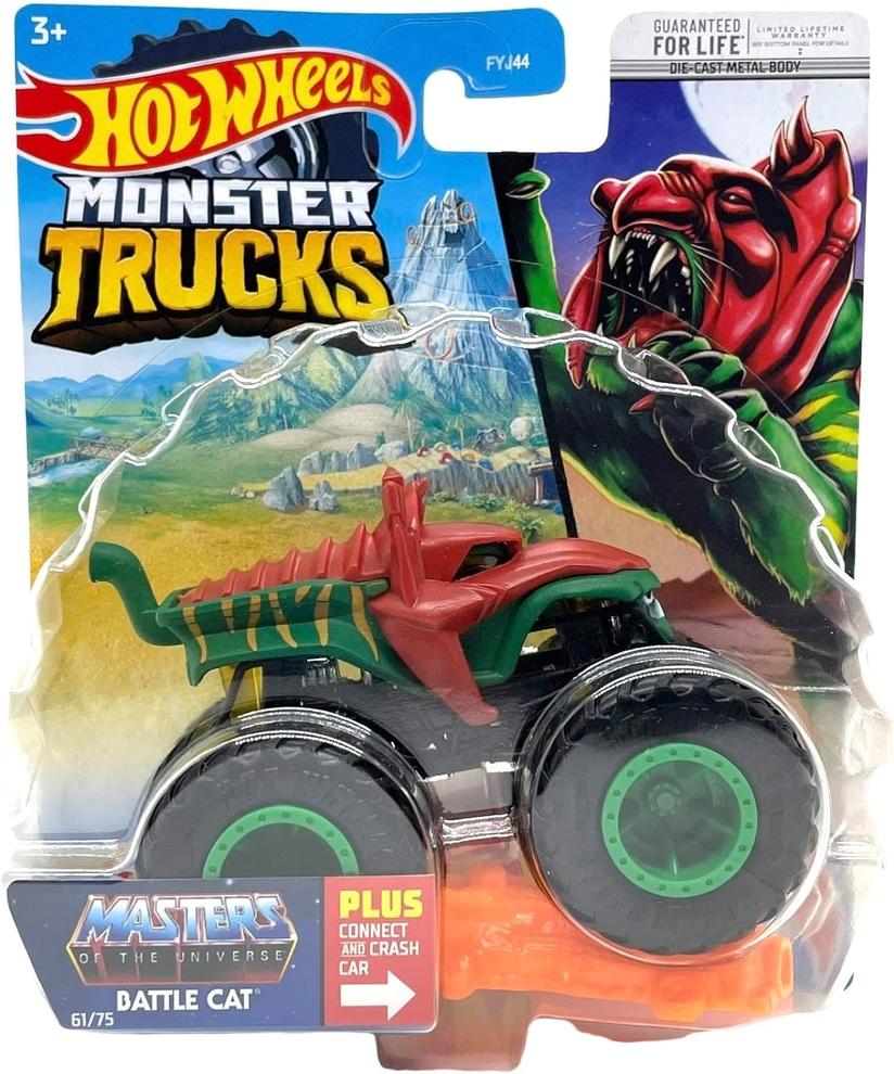 Oferta de Hot Wheels - Monster Trucks - He-Man - Battle Cat (gato Guerreiro) Hvh73 por R$69,99 em Ri Happy