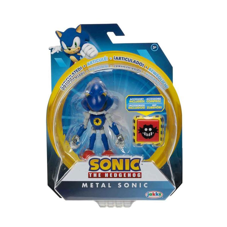 Oferta de Boneco Articulado Metal Sonic de 10cm com Acessório - Sonic por R$129,99 em Ri Happy