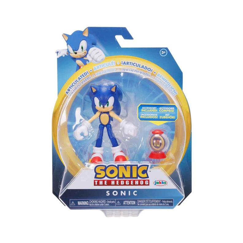 Oferta de Boneco Articulado Sonic de 9cm com Acessório - Sonic por R$99,99 em Ri Happy