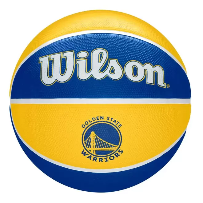 Oferta de Bola Basquete Wilson NBA Tribute #7 Golden State Warriors por R$159,99 em Ri Happy