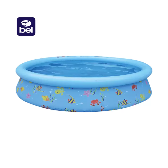 Oferta de Piscina Inflável Infantil Estampa Divertida 1.000 Litros Bel por R$269 em Ri Happy