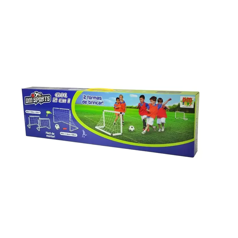 Oferta de Dm Sports Gol 2 em 1 | Dm Toys por R$159,9 em Ri Happy