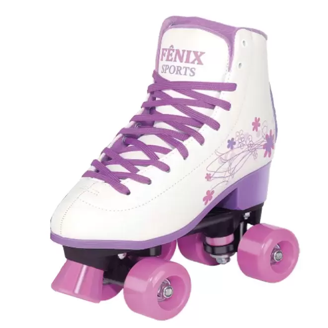 Oferta de Patins Fenix 4 Rodas Roller Skate Branco Tamanho 31 ao 34 Ajustável  Fenix por R$399,99 em Ri Happy