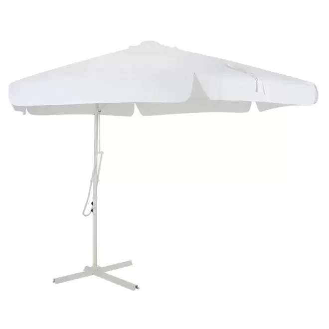 Oferta de Ombrelone Suspenso com Alavanca Oslo 3 x 3 Metros Branco Belfix por R$849,99 em Ri Happy