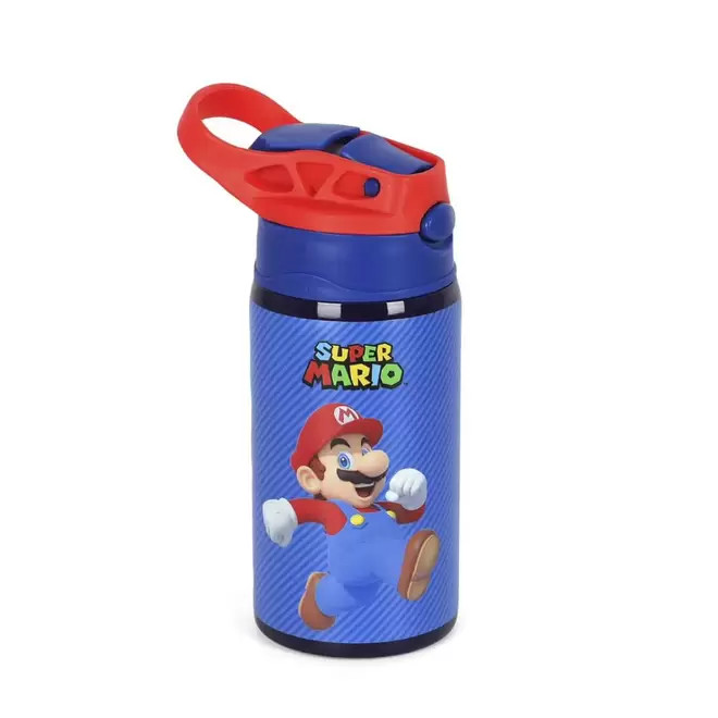 Oferta de Garrafa Super Mario 500 Ml Inox Com Bico - Luxcel por R$77,32 em Ri Happy